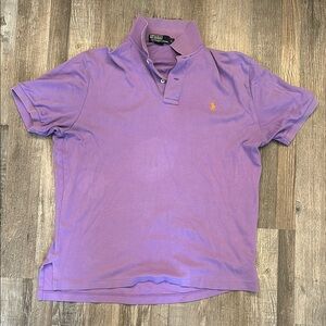 Polo by Ralph Lauren Men's Purple Polo Shirt